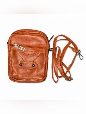 Classic Tan Crossbody Sling Bag